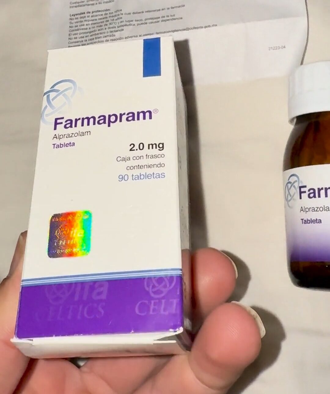 Farmapram 2 mg ( Mexican Xanax Bars)
